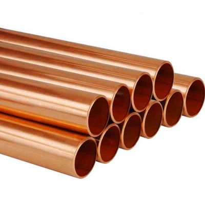 Gepolijste koperen buizen voor airconditioning 1/4' 3/8' 1/2' 3/4' voor koel- en ventilatiesystemen