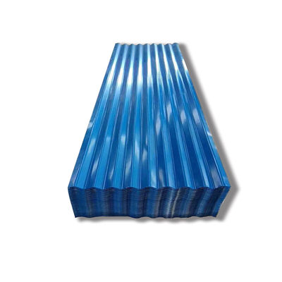 Gepersonaliseerde kleur Ral kleur 1 mm 2 mm 4 x 8 voet gegalvaniseerde metalen gegolfde stalen dakplaten voor metalen bouwmaterialen