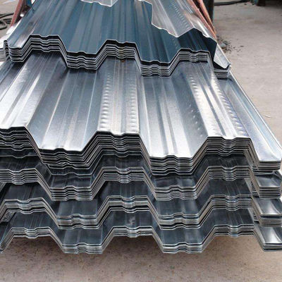 Gegalvaniseerde beklede golfmatige stalen dakplaat Zink beklede dakplaat voor het bouwen van metaal Zic 30-150g Z10-Z29 coating