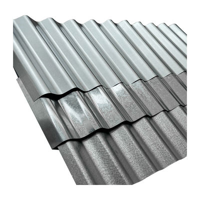 Gegalvaniseerde beklede golfmatige stalen dakplaat Zink beklede dakplaat voor het bouwen van metaal Zic 30-150g Z10-Z29 coating