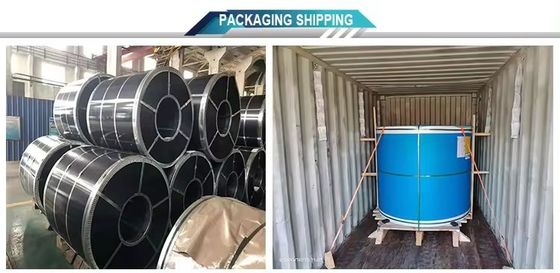 5012 Blauw Geel Wit PPGI spoelen Kleurbedekte stalen spoel met perforatieverwerkingsservice