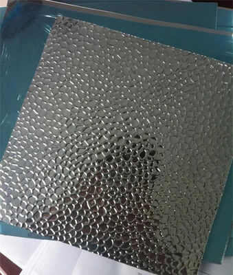 Vlekvrye staalplaat Dikte 0.1-200 mm Oranje schil Patroon SUS 304 Goed gegraveerde spoelen Folie Isolatie board