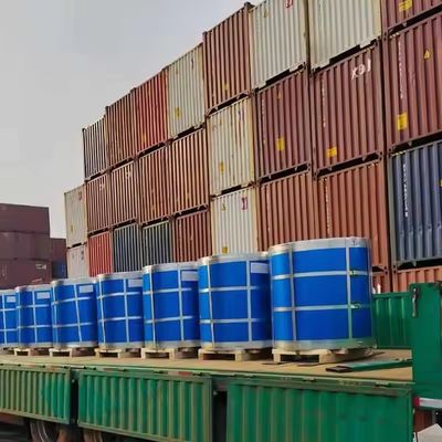 ISO9001 gecertificeerd Zhongyu Flower PPGI Prime Coils Dakplaten met gegalvaniseerd staal voorgeverfd in alle RAL-kleuren