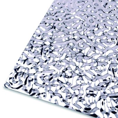 304 420 SUS316 Gehammerd roestvrij staal gegolfde platen Warmgewalst koudgewalst Techniek nr.3 Oppervlakte Afwerking Productsoort