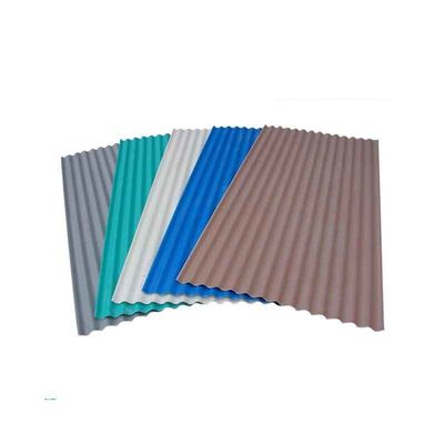Op maat gemaakte dikte voorgeverfd, met kleur gecoate zink aluminium Gi Ibr ijzer gegolfde stalen dakplaat
