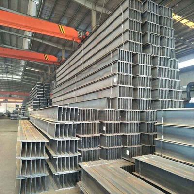 Flankenbreedte 100 mm-300 mm Q235/Q345/ST37-2/ST52/Q420/Q460/S235JR/S275JR/S355JR H-balk van koolstofstaal voor bouwmateriaal