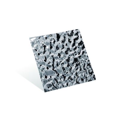 ASTM-standaard warmgewalste 1 mm-5 mm gegolfde roestvrijstalen plaat in watergolfpatroon kleurrijke roestvrijstalen platen