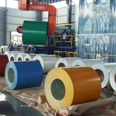 Productie op maat van voorgecoate stalen spoel voor kleurcoating PE SMP HDP PVDF 0,21-0,50 mm Dikte