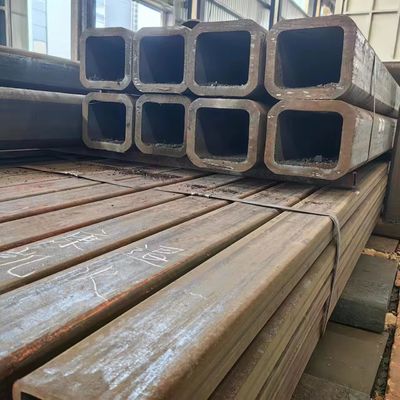 Carbon Structure Mild 24 inch 50*50 Stalen vierkantpijp St37 Stalen rechthoekige pijpbuis Zwart vierkantpijp glad oppervlak