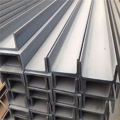 Warmgewalste ASTM 304 316L roestvrijstalen U C-profielkanalen met feitelijk gewicht en dikte van 4,5-14,5 mm