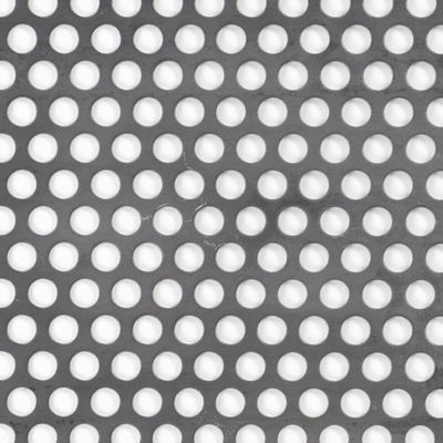 Roestvrij staal 304 409L geperforeerd plaat in 0,6 mm 0,8 mm 2 mm dikte voor aangepaste lengte industriële toepassingen