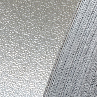 Elegante textuur Duplex Edelstaal geïmprimeerde vellen voor aangepast interieurontwerp 200/400 serie aangepaste breedte