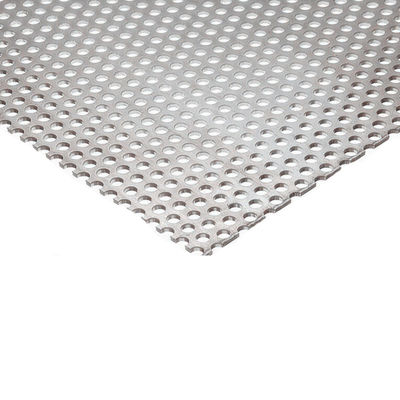 0.5mm 0,65mm 0,8mm 2,5mm 304 roestvrij staal Hexagonale ronde perforerende geperforeerde plaat met tolerantie ± 1% natuurlijke kleur