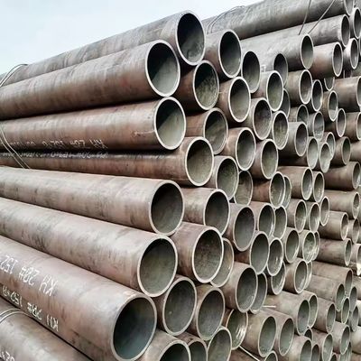 Gaspijp Naadloze koolstofstaalbuis voor de bouw Niet-geolied 1m lengte ronde sectie vorm