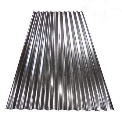 Zinkgecoate dakplaat voor gebouwverwerkende dienst Punching Galvaniseerd Gekrompen Staal Dakplaat Q195/Q235/Q235b
