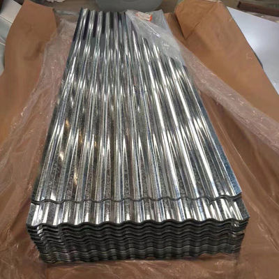 Zinkgecoate dakplaat voor gebouwverwerkende dienst Punching Galvaniseerd Gekrompen Staal Dakplaat Q195/Q235/Q235b