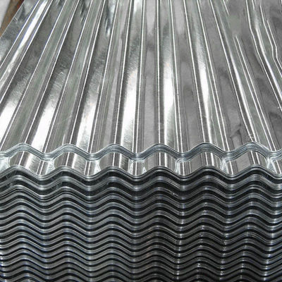 Zinkgecoate dakplaat voor gebouwverwerkende dienst Punching Galvaniseerd Gekrompen Staal Dakplaat Q195/Q235/Q235b