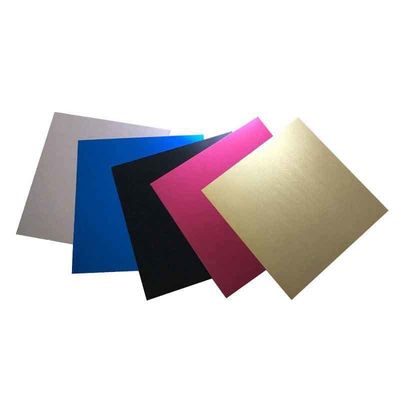 Gepoetste haarlijn Textured Finish 304 SS Plate met de gewenste dikte van de klant en ASTM AISI GB JIS DIN BS Standard