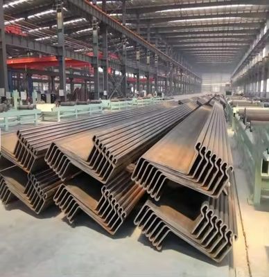Warmgewalste koudgewalste Z-type koolstofstaalplaat muurstapel type 4 en maak metalen onderdelen voor originele