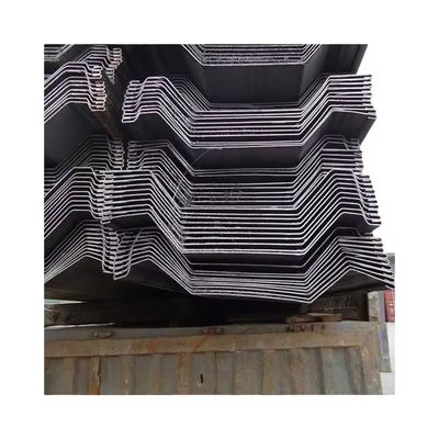 Waterhoudende muur roestvrij koolstofstaal plaat stapel 12m type 3 voor het maken van metalen onderdelen binnen 400-750mm breedte