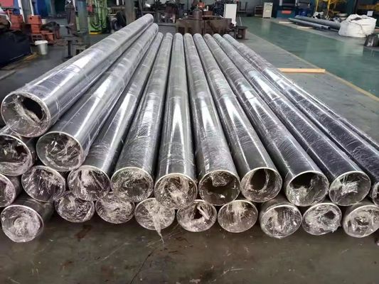 Duurzaam materiaal Industriële ronde vorm Gr5 Titanium Uitlaat naadloos hydraulisch buispijp voor gas warmtebehandeling apparatuur