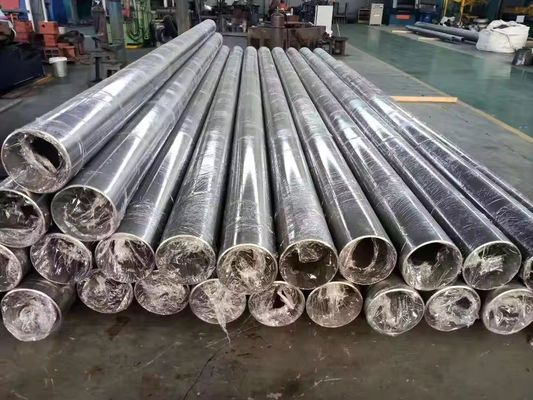 Duurzaam materiaal Industriële ronde vorm Gr5 Titanium Uitlaat naadloos hydraulisch buispijp voor gas warmtebehandeling apparatuur