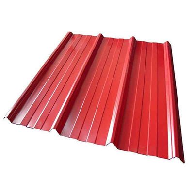 ASTM/AISI SGCC Dx51d Dx52D Dx53D PPGI PPGL Kleurgeschilderd dakpaneel Metalen stalen dakplaat voor de bouwindustrie
