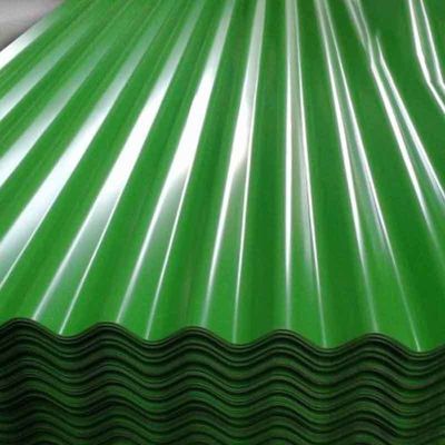 0.2mm 0.3mm 0.6mm 0.8mm Bouwmateriaal gegalvaniseerd dakbedekkingsbord Kleur Gecoat golfwerk Klanten Monsters Kleur