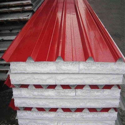 Zinkkwaliteit Zhongyu voorgeverfde, gekleurde, gecoate aluminium Gi Ibr ijzeren gegolfde stalen dakplaat met een dikte van 0,12-4