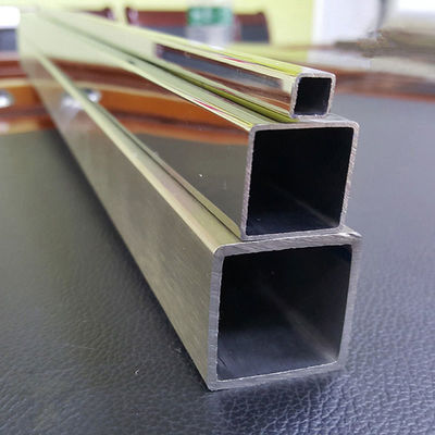 Carbon naadloze buizen voor het perforeren van verwerkende dienst 304 316l 1x2 rechthoekige haarlijn afwerking van roestvrij staal vierkant buis
