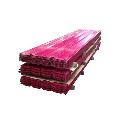 Techniek Koudgewalst Warmgewalst GI-dakplaat 1000*1250 0,3 mm gegalvaniseerd gekleurd gegolfd plaat voor bouwen
