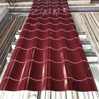 Verwerkingsservice voor decoiling voor Zhongyu Steel Building Materials PPGI gegolfde gegalvaniseerde ijzer-zinc metalen dakplaat