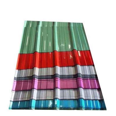 Gecoat met kleur Gecoat met PPGI gegolfde zink dakplaat voor Zhongyu geïmprimeerde voorgeverfde gegalvaniseerde stalen spoel