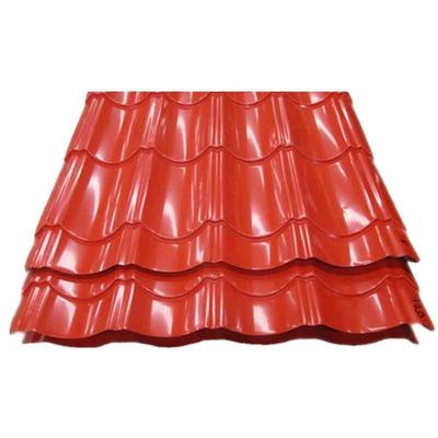 Bouw gegalvaniseerd bekleed Zhongyu gegolfde dakplaat Op maat gemaakte PPGI/PPGL dakpannen Kleur staal dakpannen