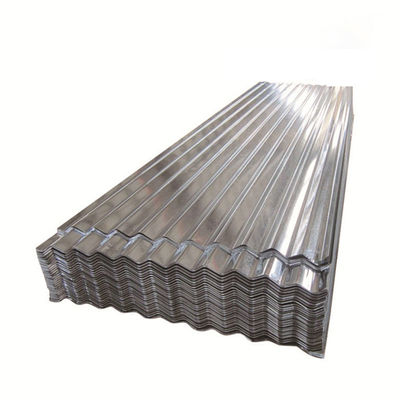 Decoiling 0,4 mm 24 Gauge gegalvaniseerd 4ft x 16ft 35 Plaat ijzer platen golfmatig stalen tegels schud dak dak metalen panelen