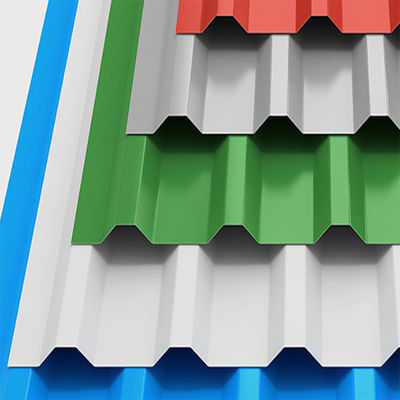 Zink dakplaat materiaal PPGI dakplaat 0,5 mm koudgewalst gegalvaniseerd dakplaat met oppervlakkige kleur gecoat