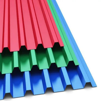 Zink dakplaat materiaal PPGI dakplaat 0,5 mm koudgewalst gegalvaniseerd dakplaat met oppervlakkige kleur gecoat