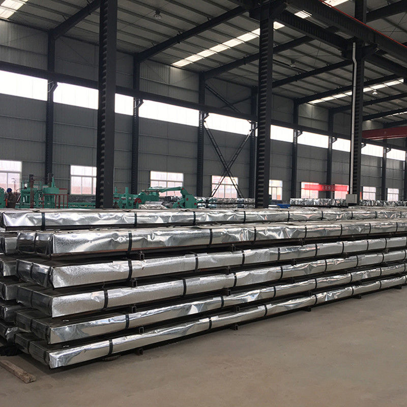 Zhongyu Zic 30-150g gegalvaniseerd gegolfd stalen dakplaat Zink bekleed dakplaat voor gebouwen met punchservice