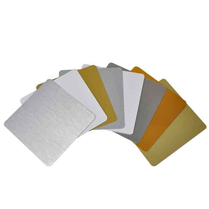 Vlekvrye staal met hoge sterkte 304 1500x3000 PVC bedekt Roze Gouden kleurplaat van roestvrij staal