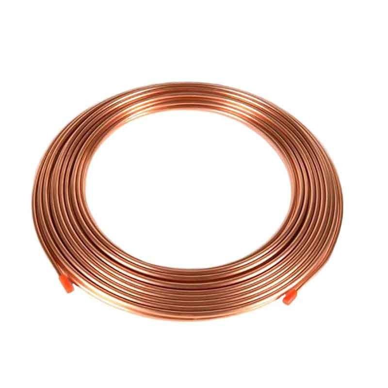 Niet-gelegeerde 3/8&quot; 1/2&quot; B75 koper-nikkel naadloze hydraulische geleidende staalpijp voor het transport van vloeistoffen in kopermateriaal