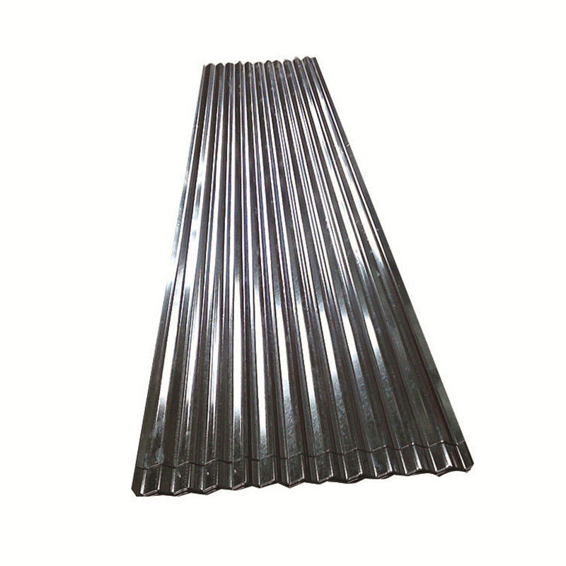 Decoiling 0,4 mm 24 Gauge gegalvaniseerd 4ft x 16ft 35 Plaat ijzer platen golfmatig stalen tegels schud dak dak metalen panelen